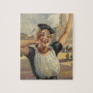 Puzzle Vintage Holland Air Travel