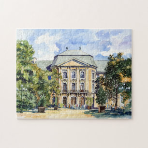 Puzzle Vintage Hous Fabulous Colorful Château Romance