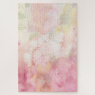 Puzzle Vintage Indigo Damask Paisley Floral