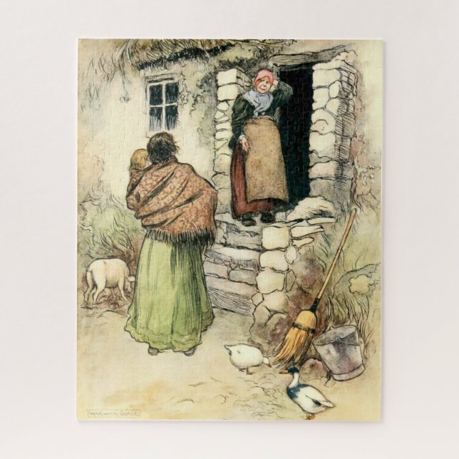 Puzzle Vintage Irish Cottage (Vertical)