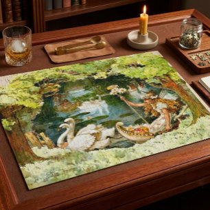 Puzzle Vintage Les Fées Lac Evelyn Stuart Hardy
