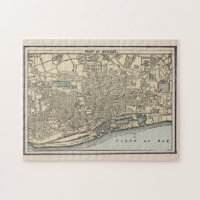 Vintage Map of Dundee Scotland (1901)
