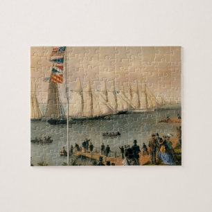 Puzzle Vintage Maritime, New York Yacht Club Regatta