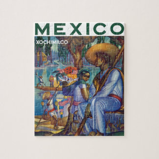 Puzzle Vintage Mexique Travel Tourisme Publicité