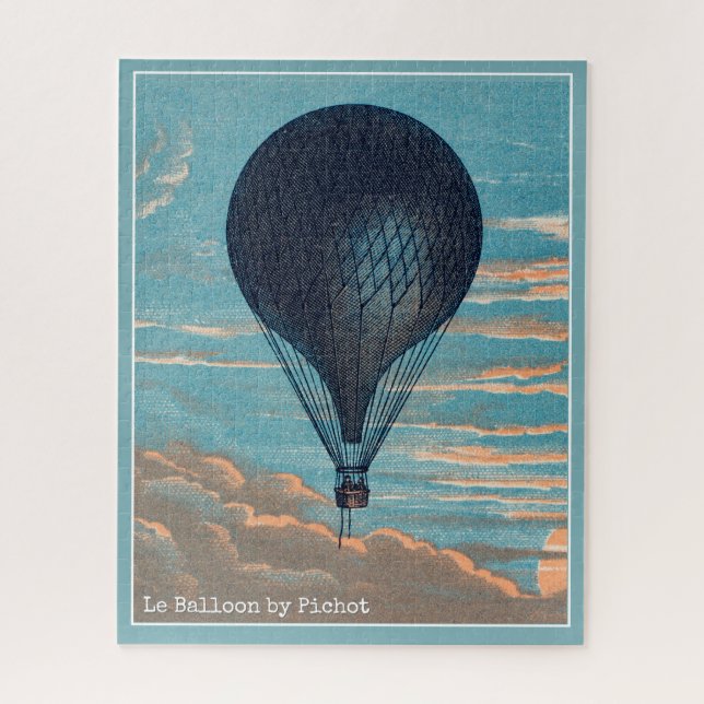 Puzzle Vintage Montgolfière Ciel Le Balloon Pichot (Vertical)