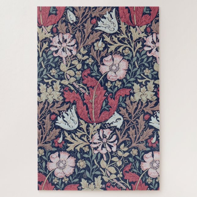 Puzzle Vintage motif floral, William Morris (Vertical)