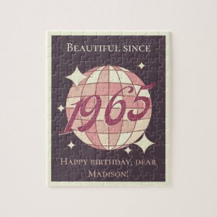 Puzzle Vintage né en 1965 59e 60e anniversaire