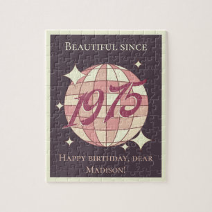 Puzzle Vintage né en 1975 50e 49e anniversaire