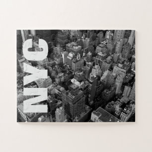 Puzzle Vintage New York City Manhattan noir blanc