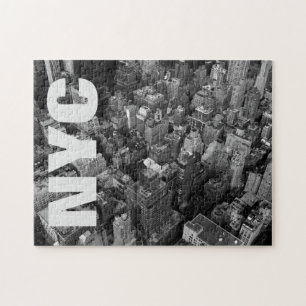 Puzzle Vintage New York City Manhattan noir blanc