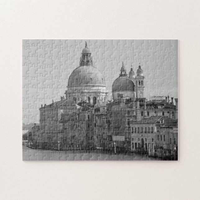 Puzzle Vintage noir Saint-Marc Venise Canal Voyage (Horizontal)