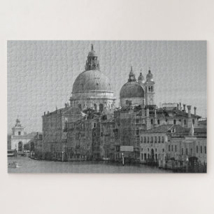Puzzle Vintage noir Saint-Marc Venise Canal Voyage