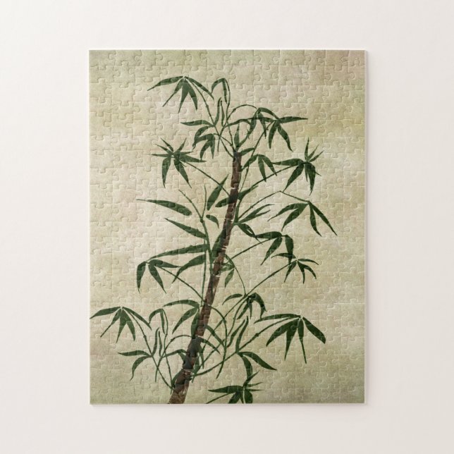 Puzzle Vintage Oriental Bamboo 1 (Vertical)