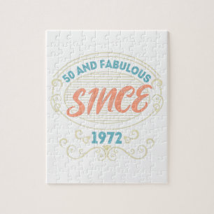 Puzzle Vintage Ornamental 50 et fabuleux depuis 1972