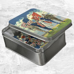 Puzzle Vintage Patriotique, Fiers Héros du personnel mili<br><div class="desc">Illustration vintage patriotisme Le design des vacances du 4 juillet avec des membres de plusieurs branches militaires défilant dans une ligne portant un drapeau américain avec des avions volant dans le ciel. Ces fiers héros patriotiques contribuent à protéger notre grande nation, les États-Unis. Servez-vous pour célébrer le Jour de l'Indépendance...</div>