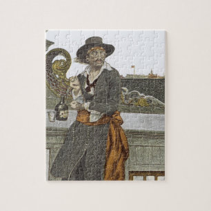 Puzzle Vintage Pirates, enfant sur le pont de l'Adventure