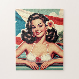 Puzzle Vintage Portoricaine