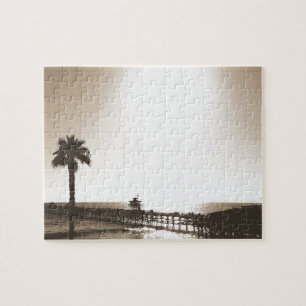 Puzzle vintage rétro jetée de san clemente californie sép