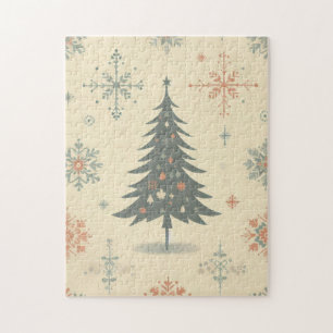 Puzzle Vintage/rétro moderne Noël/hiver
