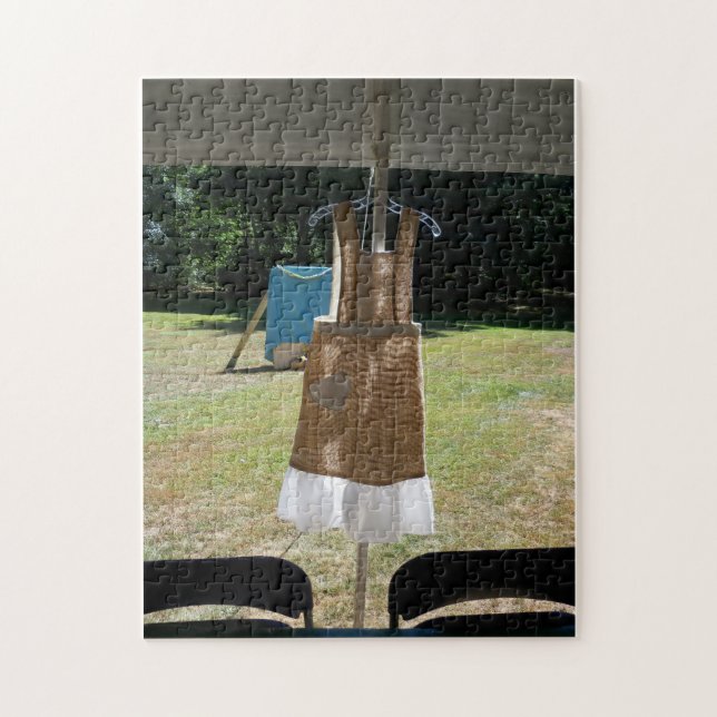 puzzle vintage robe de mariage (Vertical)