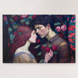 Puzzle Vintage Romance amoureux couple