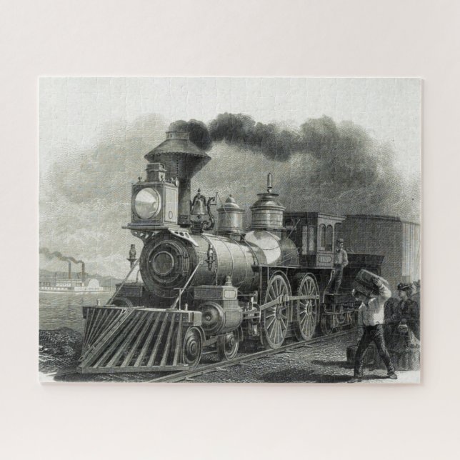 Puzzle Vintage Steam Train (Horizontal)