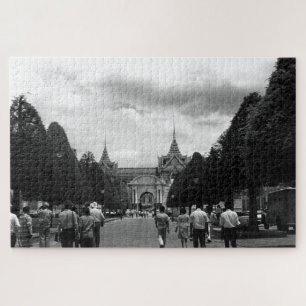 Puzzle Vintage Thaïlande Bangkok Porte du palais royal to