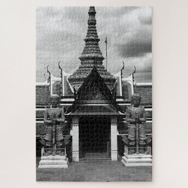 Puzzle Vintage Thaïlande Bangkok Wat Phra Kaew Demon (Vertical)