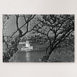 Puzzle Vintage Turquie Istanbul vue sur la ville