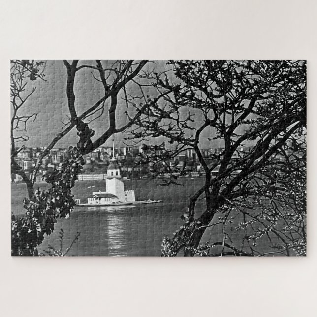 Puzzle Vintage Turquie Istanbul vue sur la ville (Horizontal)