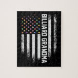 Puzzle Vintage USA American Flag Pool Billiard Grandma<br><div class="desc">Vintage USA American Flag Pool Billiard Snooker Grandma Gift</div>