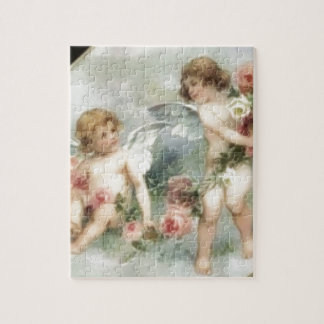 Puzzle Vintage Valentine Cherubs