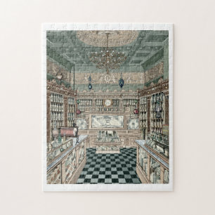 Puzzle Vintage Victorian Era Drugstore Apothecary Art