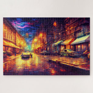 Puzzle Vintage vieille ville