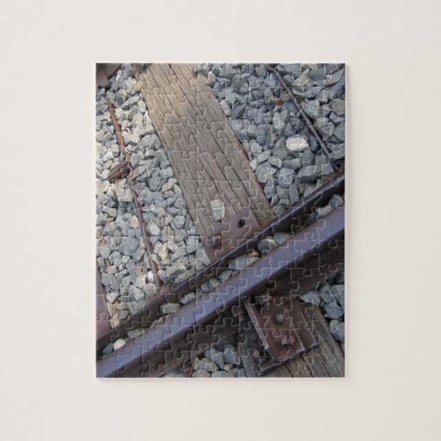 Puzzle vintage voie ferrée photo (Vertical)