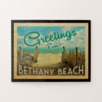 Vintage voyage de plage de Bethany