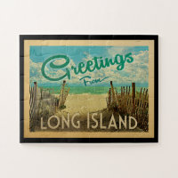 Vintage voyage de plage du Long Island