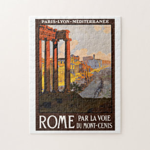 Puzzle Vintage voyage de Rome Italie