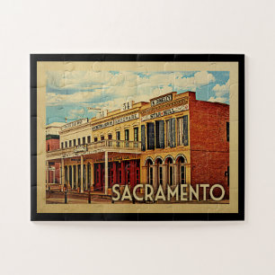 Puzzle Vintage voyage de Sacramento en Californie