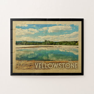 Puzzle Vintage voyage de Yellowstone