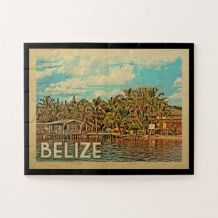 Puzzle Vintage voyage du Belize