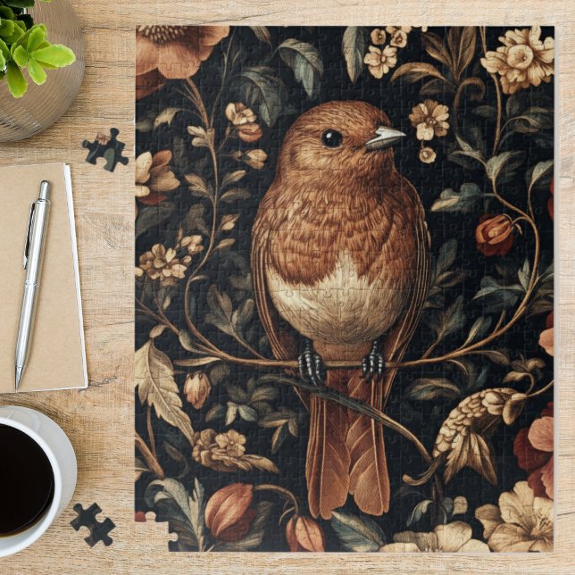 Puzzle Vintage William Morris Bird Foliage Art (Créateur téléchargé)