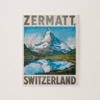 Vintage Zermatt Suisse Matterhorn