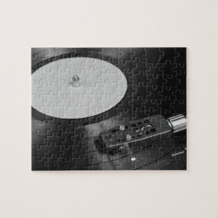 Puzzle Vinyl Record Lecture sur un Tourne-disque Aperçu
