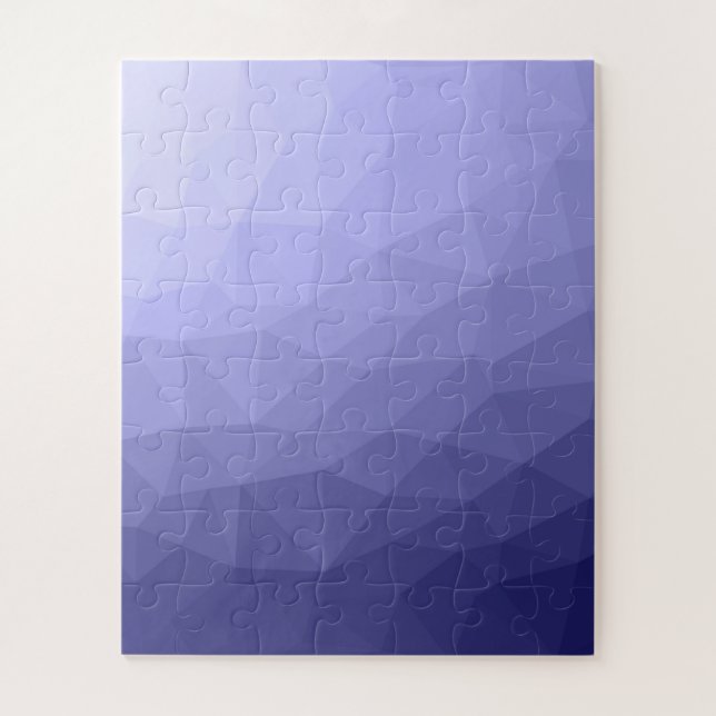 Puzzle Violet bleu maille foncé motif géométrique (Vertical)