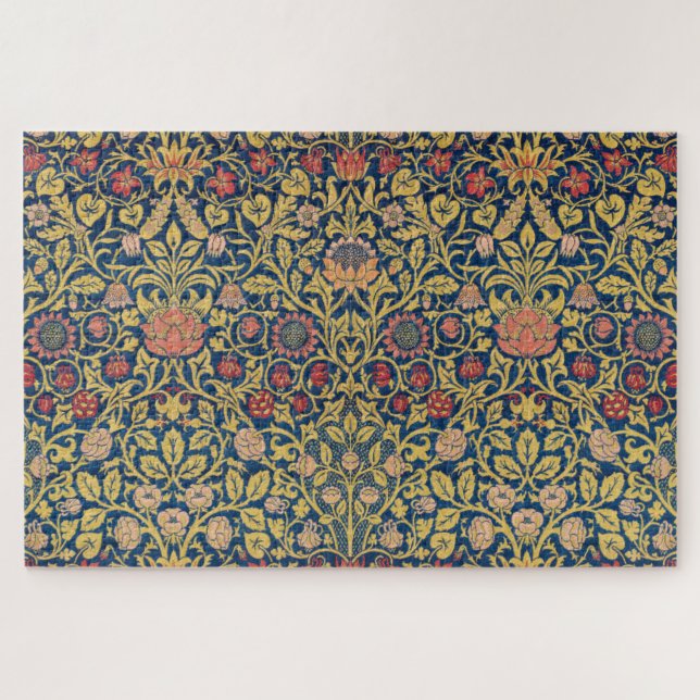 Puzzle Violet Clair et Ancolie (par William Morris) (Horizontal)
