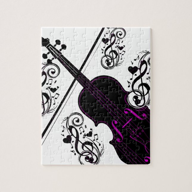 Puzzle Violon, amour cinglé_ (Vertical)