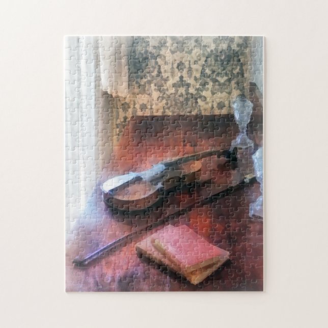 Puzzle Violon sur Credenza (Vertical)