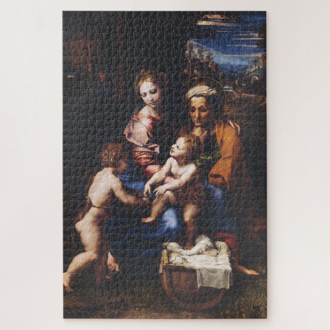Puzzle Virgin Mary and Child with John the Baptist (Vertical)
