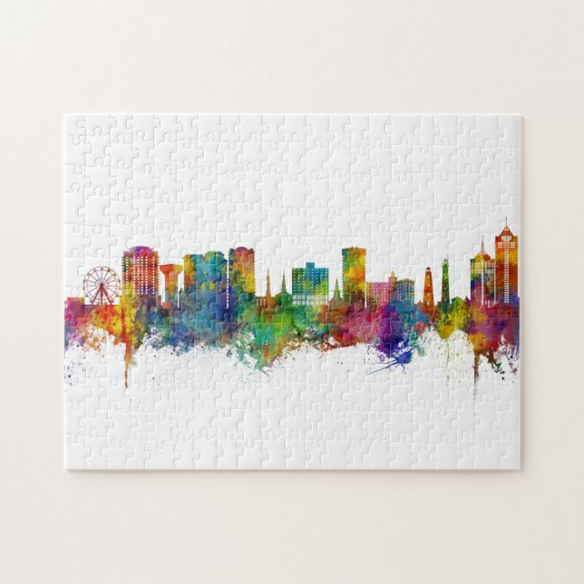 Puzzle Virginia Beach Virginia Skyline (Horizontal)